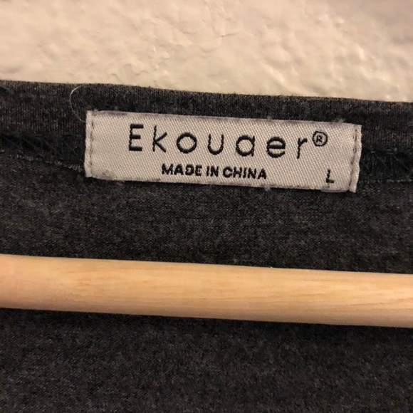 Knee-Length Grey Cardigan - Picture 2 of 2